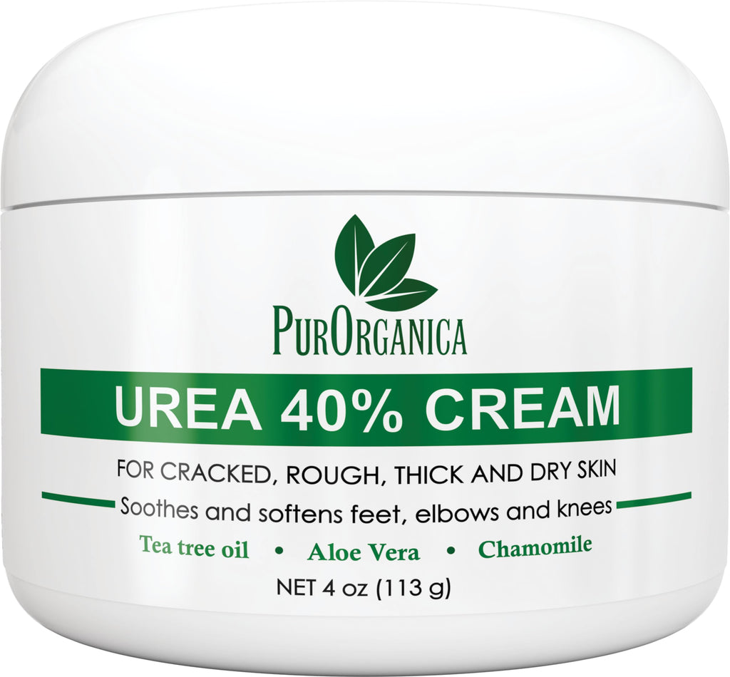 PurOrganica Urea 40% Foot Cream – Intensive Heel Repair | Made in USA