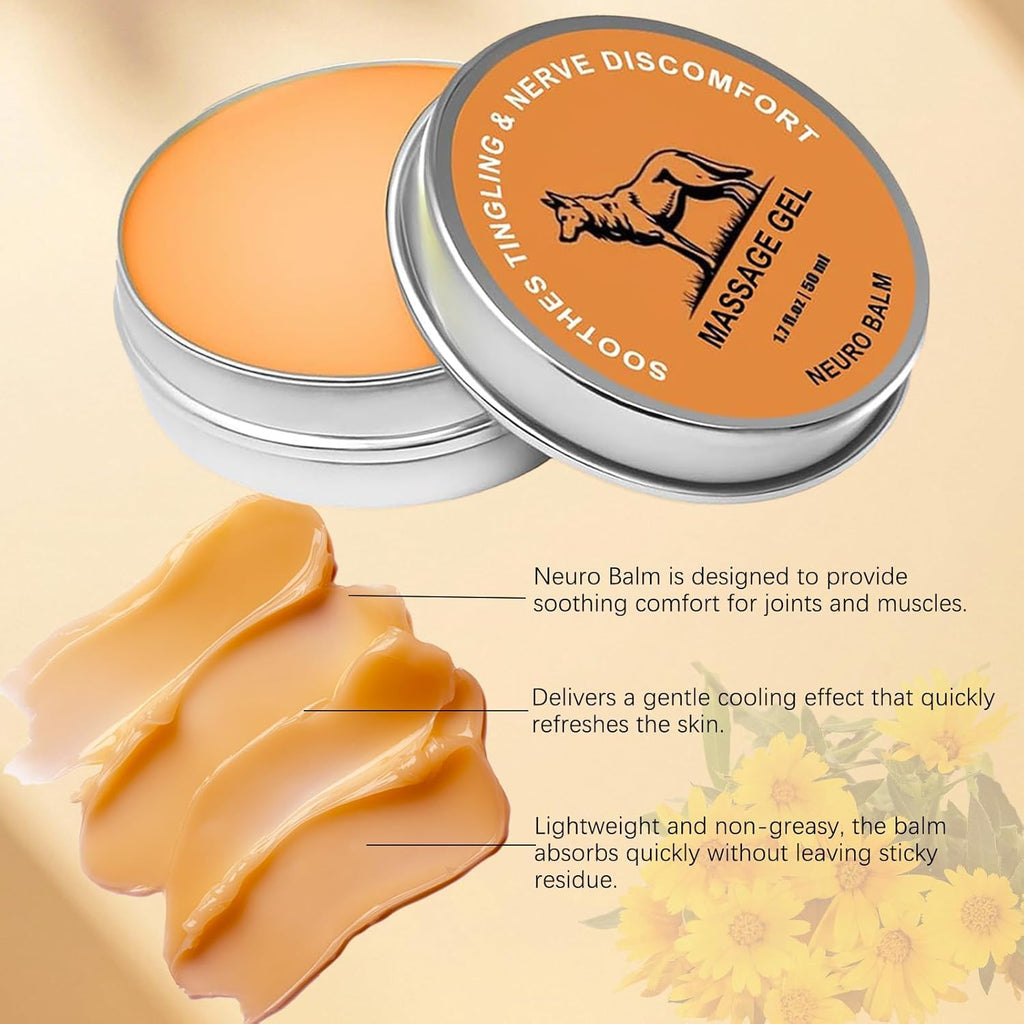 Pwkvsn Neuro Balm — Natural Joint & Nerve Care Cream with Magnesium & Menthol