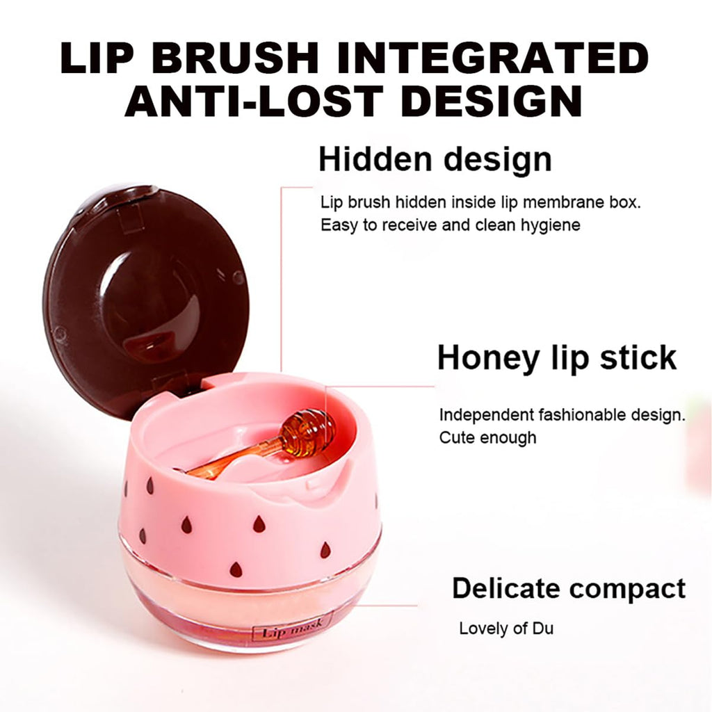QBPPSSRY Lip Balm Sleeping Lip Mask – Overnight Hydration, 9 Fruity Packs