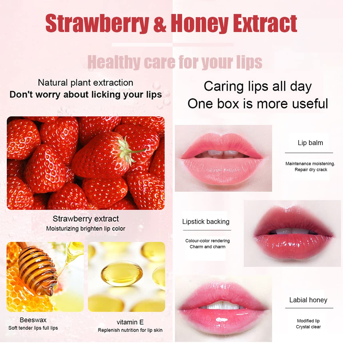QBPPSSRY Lip Balm Sleeping Lip Mask – Overnight Hydration, 9 Fruity Packs