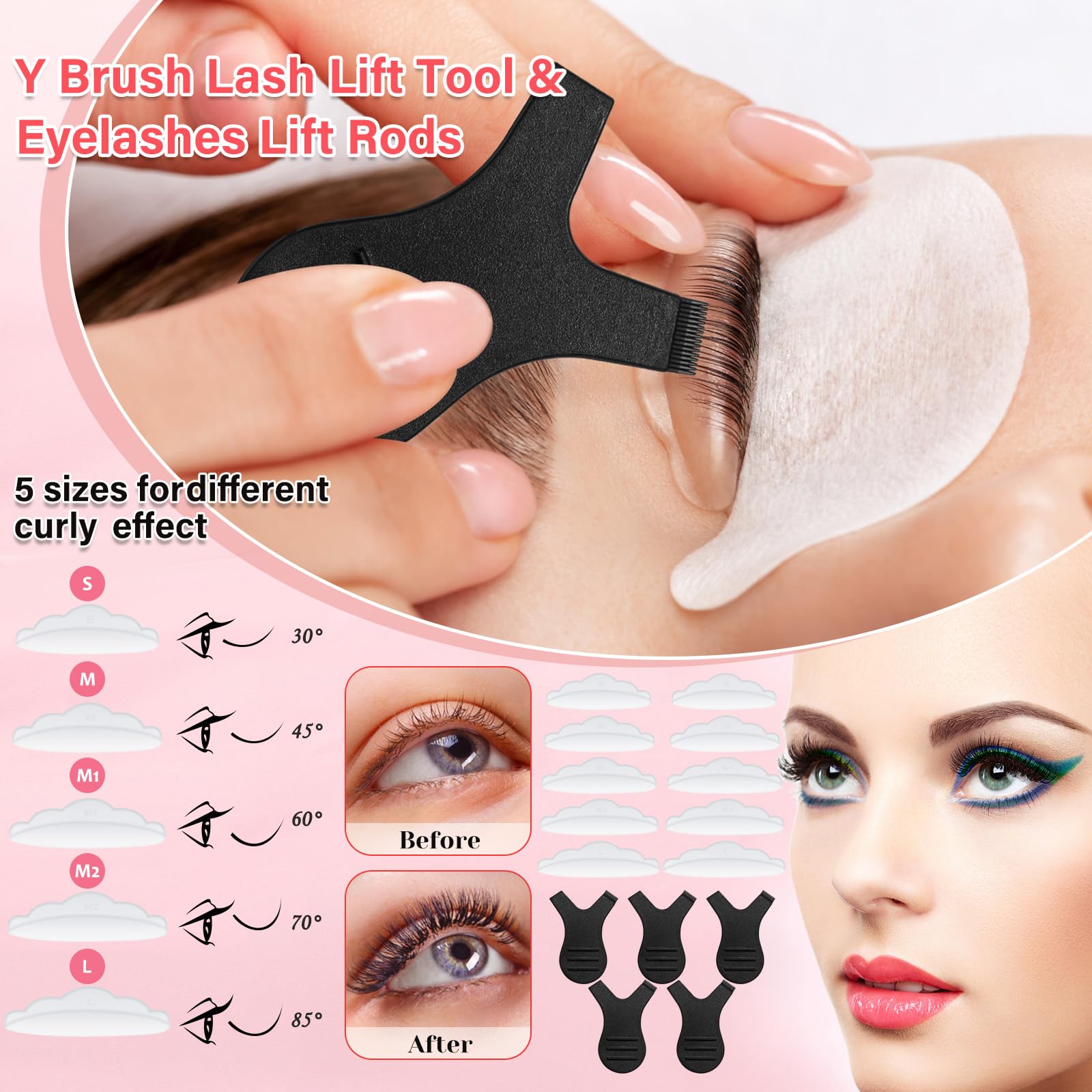 Qinzave Lash Kit for Beginners – Eyelash Extension Practice Starter with Mannequin Head