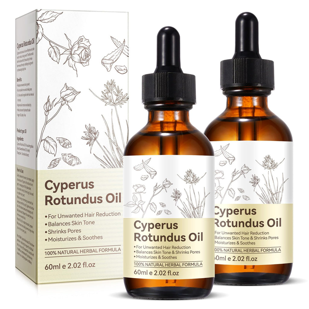 QRZBPZWE Cyprus Rotundus Oil – Natural Hair Removal Support, Moisturizing, All Skin Types, 4.06 oz