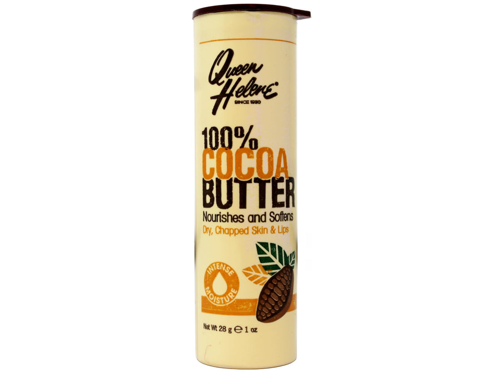 Queen Helene Cocoa Butter Moisturizing Kit: Face + Body Creme 15 oz + 100% Cocoa Butter Lip Balm 1 oz