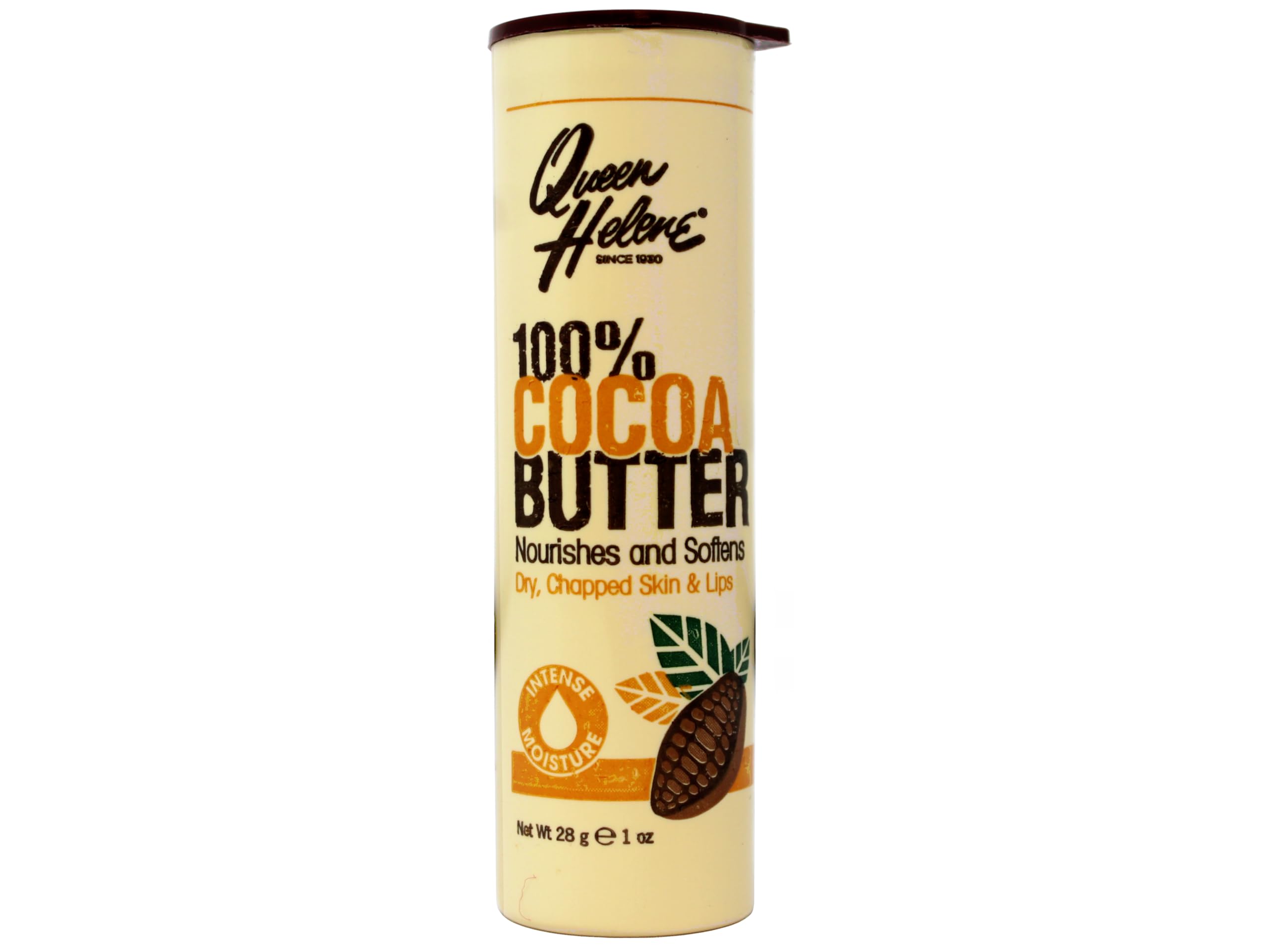 Queen Helene Cocoa Butter Moisturizing Kit: Face + Body Creme 15 oz + 100% Cocoa Butter Lip Balm 1 oz