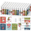 Qunclay 75-Piece Christmas Lip Balms Bulk — Honey, Mint, Lemon, Coconut & Vanilla