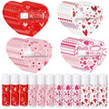 Qunclay 24-Piece Valentine Lip Balm Set — Heart-Shaped, Travel-Size Moisturizing Balms