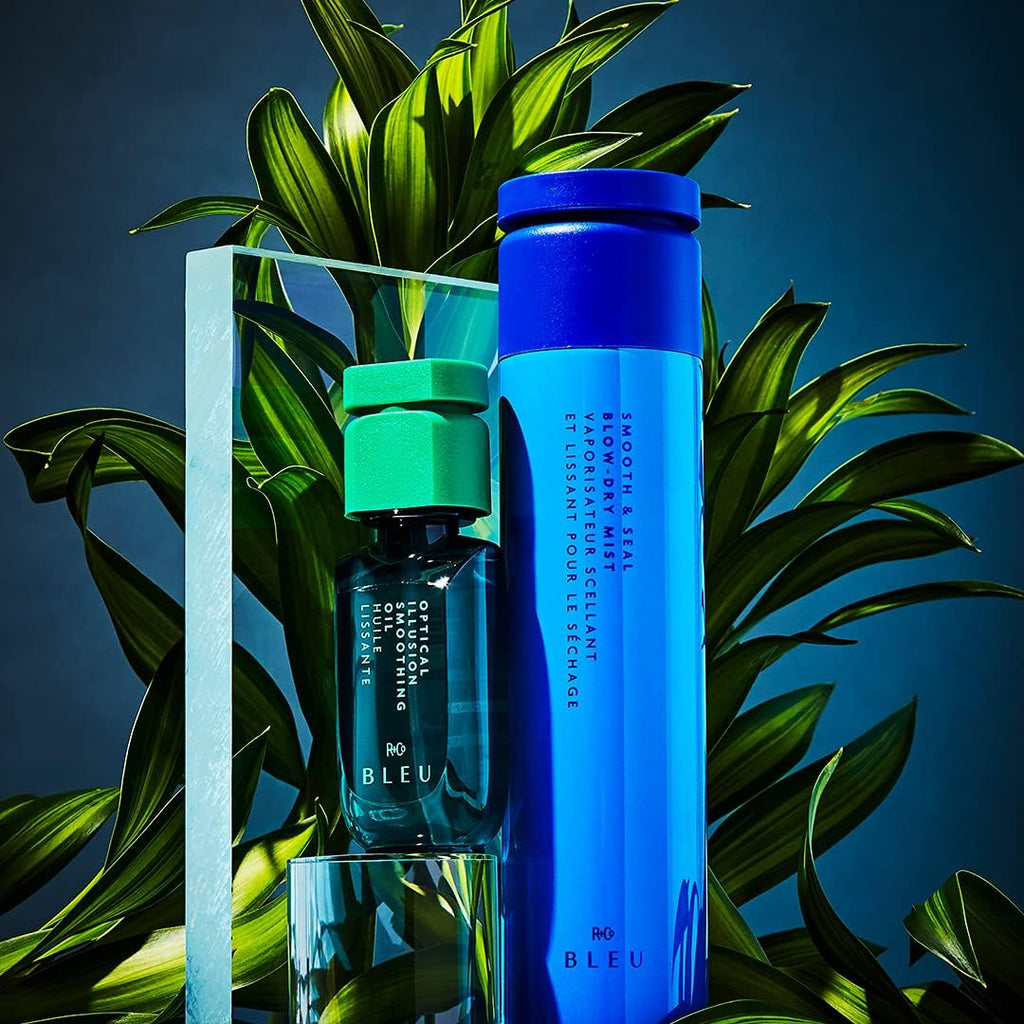 R+Co BLEU Optical Illusion Smoothing Oil – Sleek Style, High Shine, Flyaway Control (2 oz)