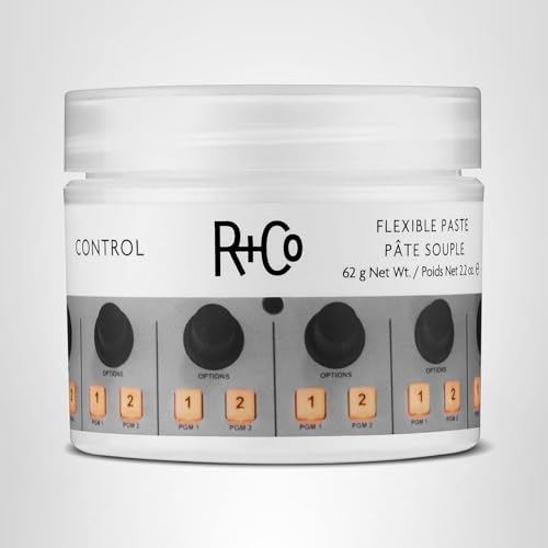 R+Co Control Flexible Paste | Strong Hold, Natural Finish | Vegan & Cruelty-Free | 2.2 oz