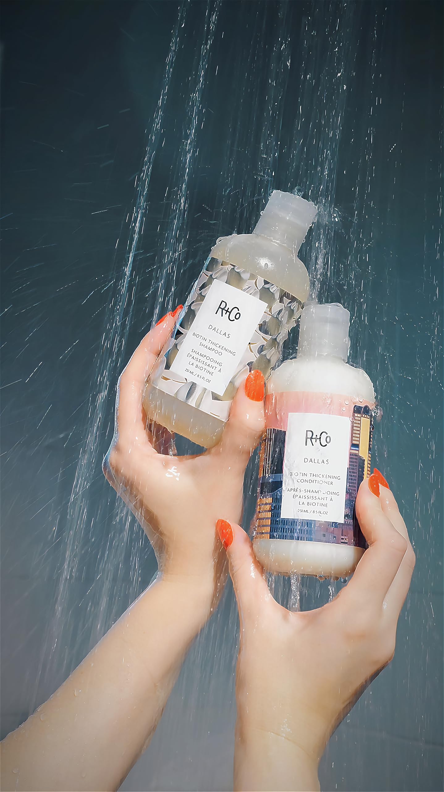 R+Co Dallas Biotin Thickening Conditioner | Weightless Hydration, Volume + Shine | Vegan + Cruelty-Free | 8.5 oz