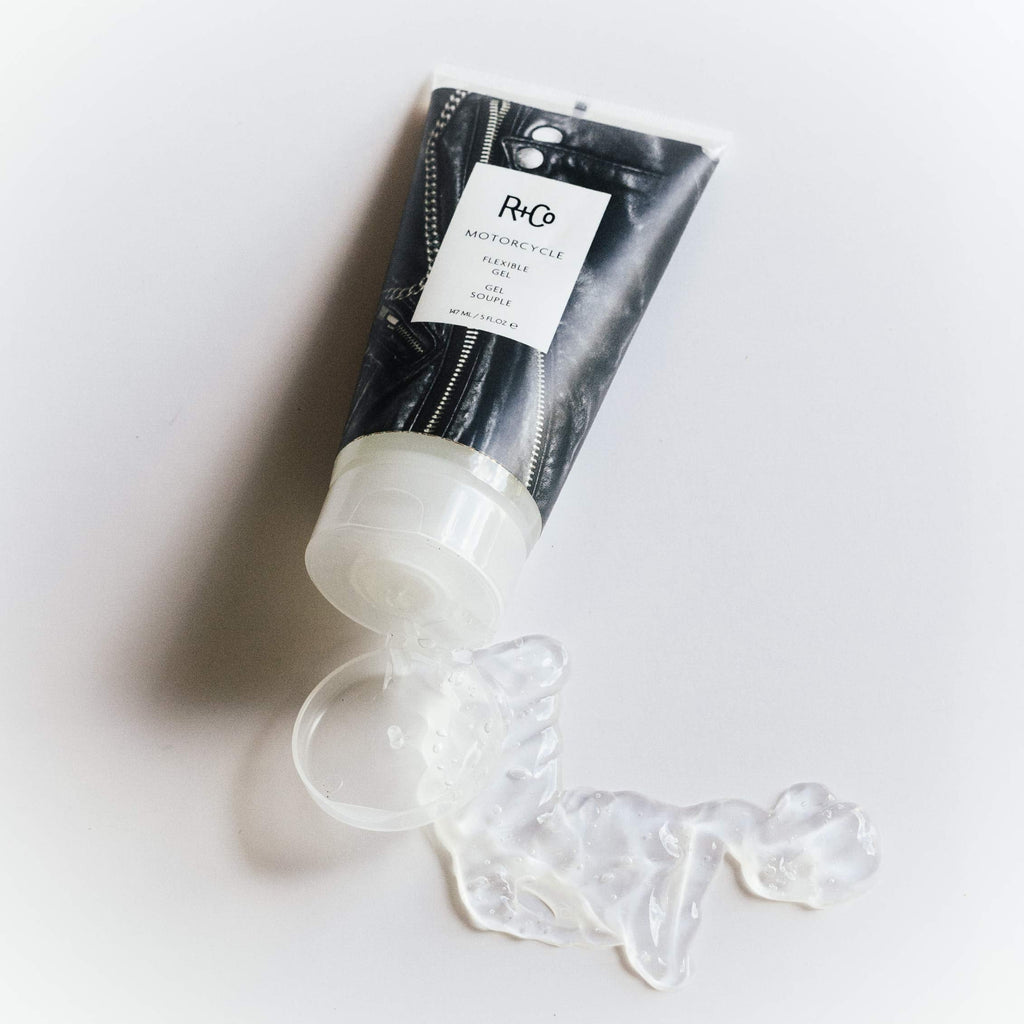 R+Co Motorcycle Flexible Gel | Flexible Hold, Shine & Style | 5.0 oz | Vegan & Cruelty-Free