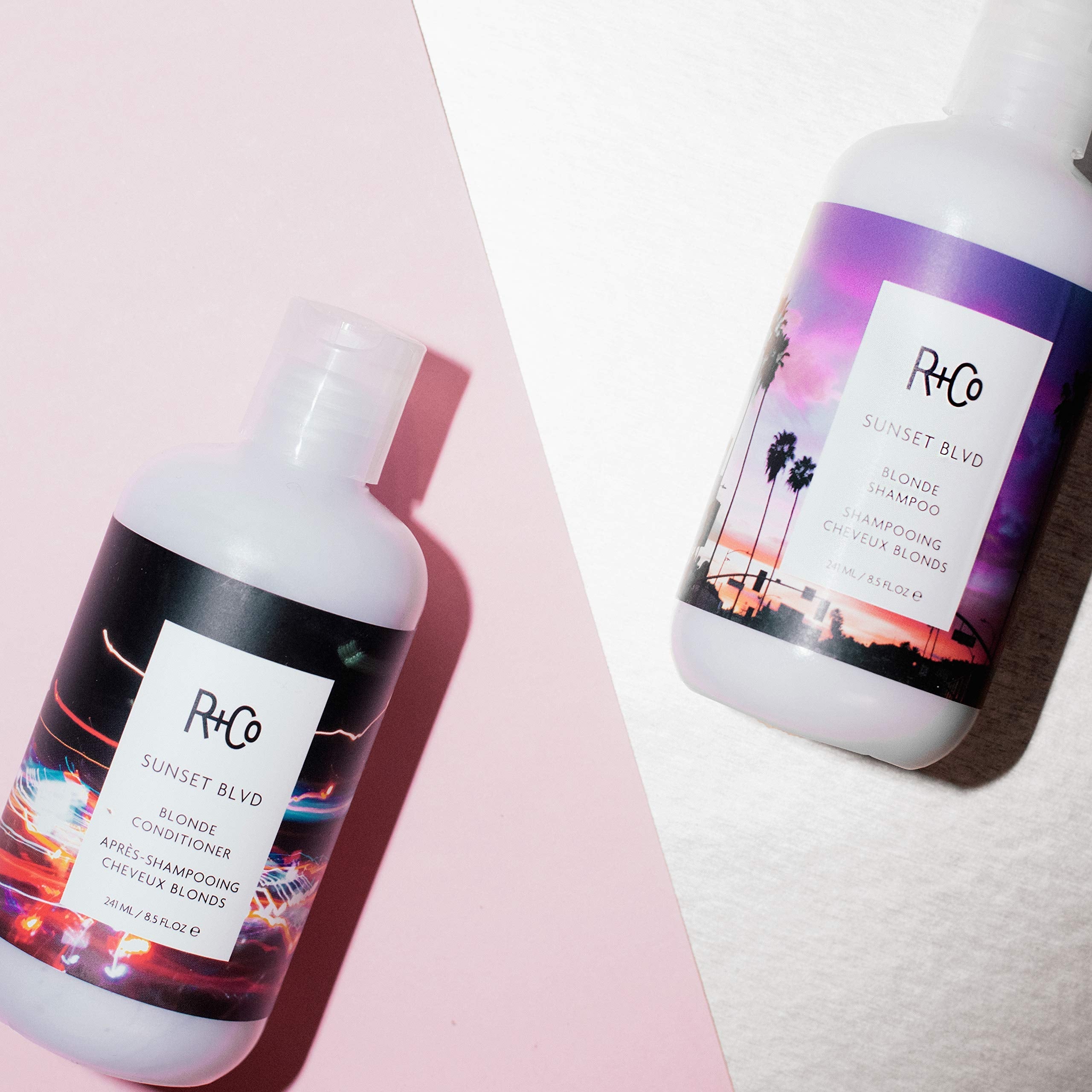 R+Co Sunset Blvd Daily Blonde Shampoo | Daily Brightening + Combats Brassiness + Hydrating | Vegan + Cruelty-Free | 8.5 Fl Oz