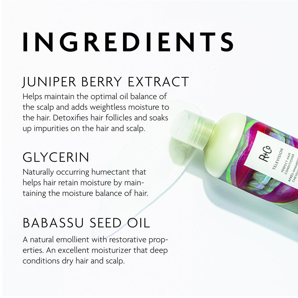R+Co Television Perfect Hair Conditioner – Shine, Strength, and Softening for All Hair Types | Vegan + Cruelty-Free | 8.5 oz