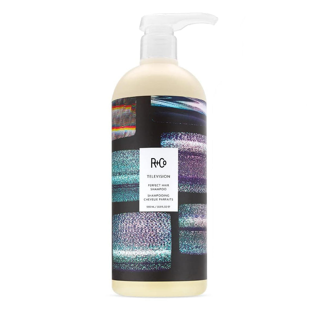 R+Co Television Perfect Hair Shampoo & Conditioner Set — Smooths, Shine & Volume (33.8oz x2)