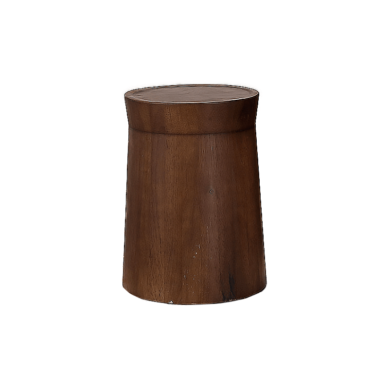 R16 Round Wooden Side Table, Oak