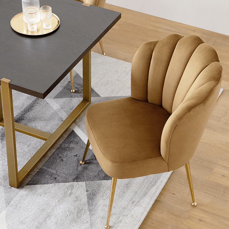R3 Shell Dining Chair, Velvet