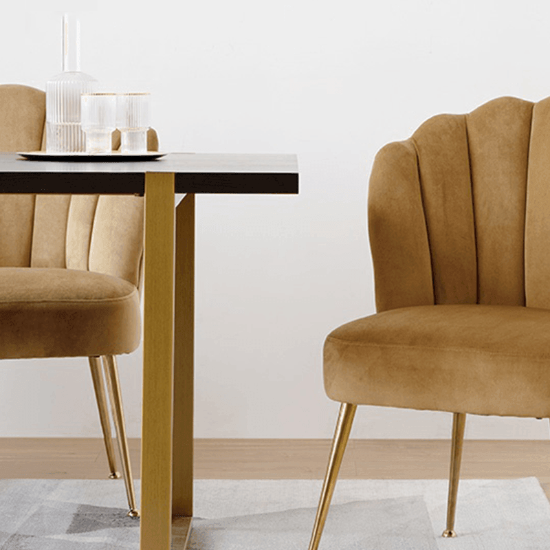 R3 Shell Dining Chair, Velvet