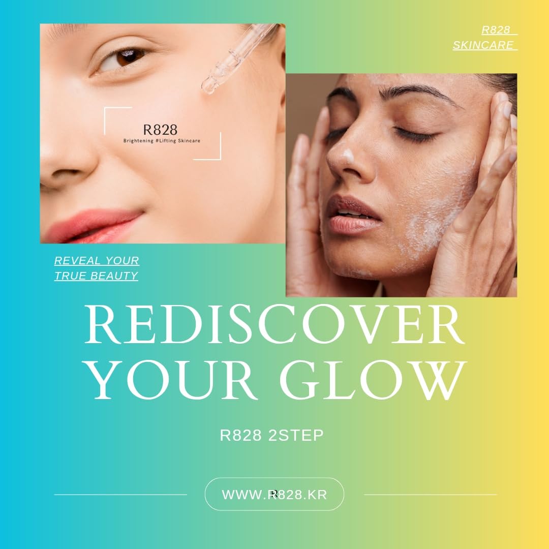 R828 Super Repair Moisturizing Glowing Elastic Skin Recovery Serum 50ml – Korean Skincare with Glutathione, Vitamin C, Niacinamide & Collagen