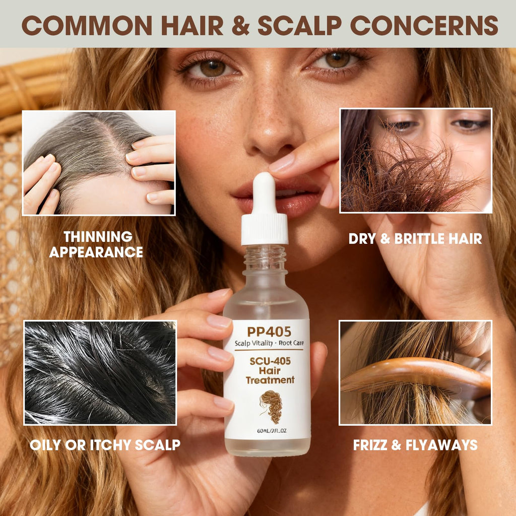 Racgrul PP405 Hair Treatment – Lightweight Scalp Serum for Fuller-Looking Hair