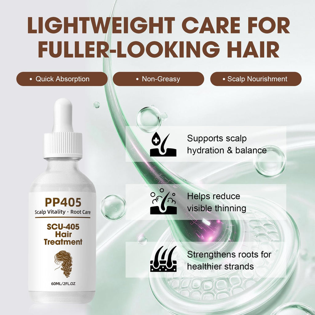 Racgrul PP405 Hair Treatment – Lightweight Scalp Serum for Fuller-Looking Hair