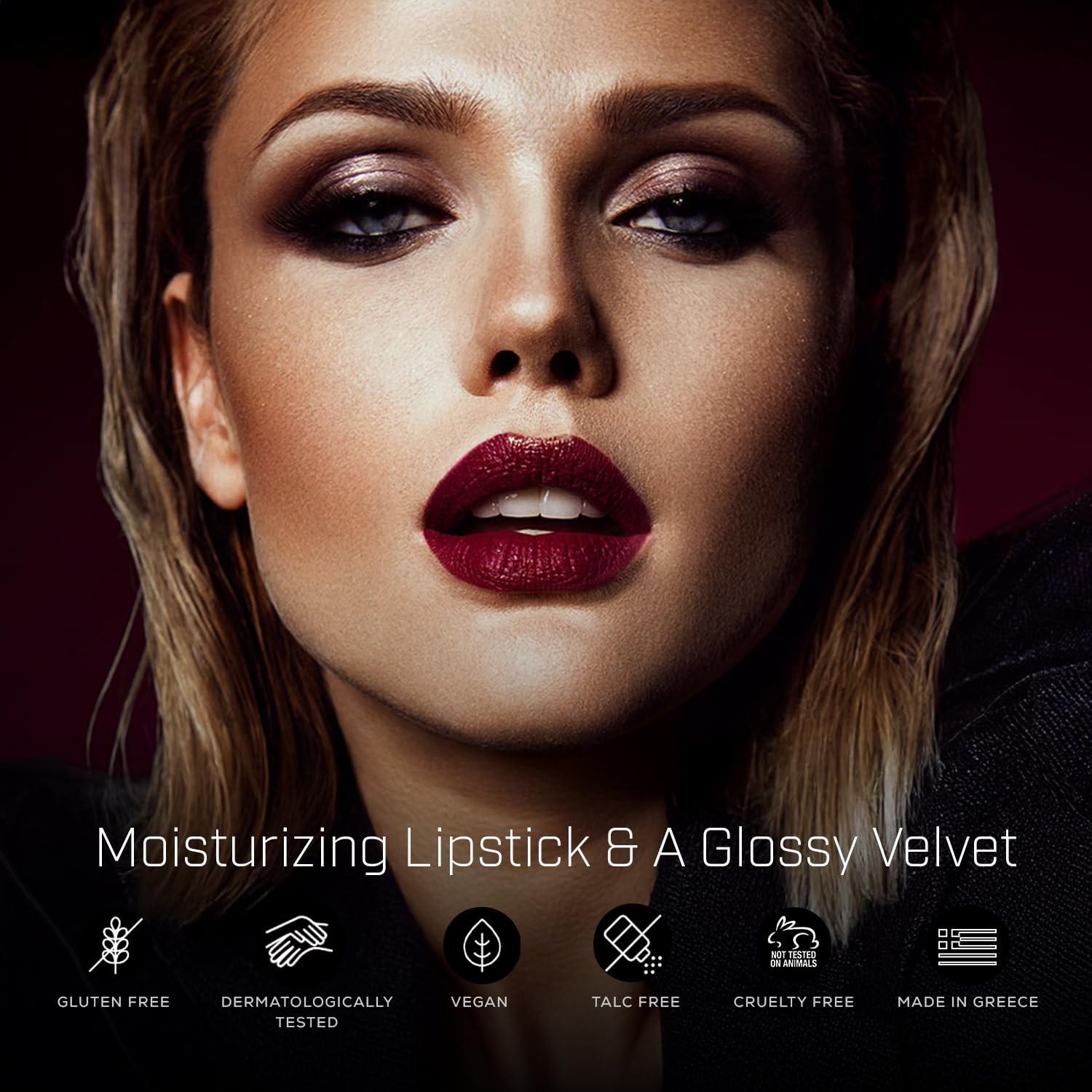 Radiant Professional Advanced Care Lipstick – Velvet Matte, Ultra Nourishing with UVA UVB Filters – 30 RIPE PLUM