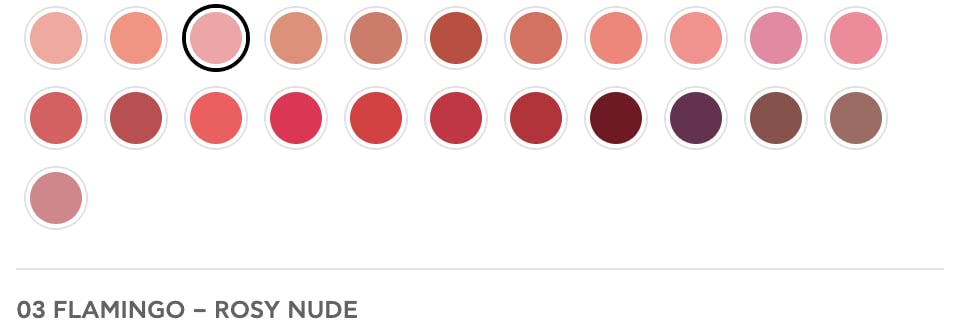 Radiant Professional Advanced Care Lipstick – Velvet Matte Finish with Vitamin E and UVA/UVB Protection – Flamingo Rosy Nude (03)