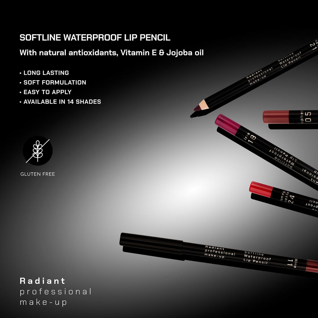 Radiant Professional Lip Liner Pencil Hazelnut (Hellenica) – Waterproof, Long-Lasting Definition