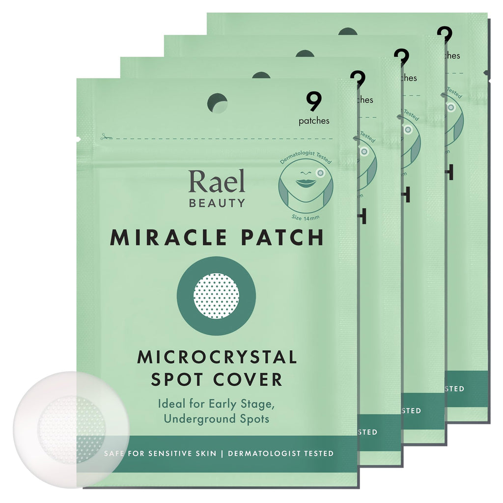 Rael Pimple Patches – Miracle Microcrystal Spot Cover with Tea Tree Oil (36 Count)