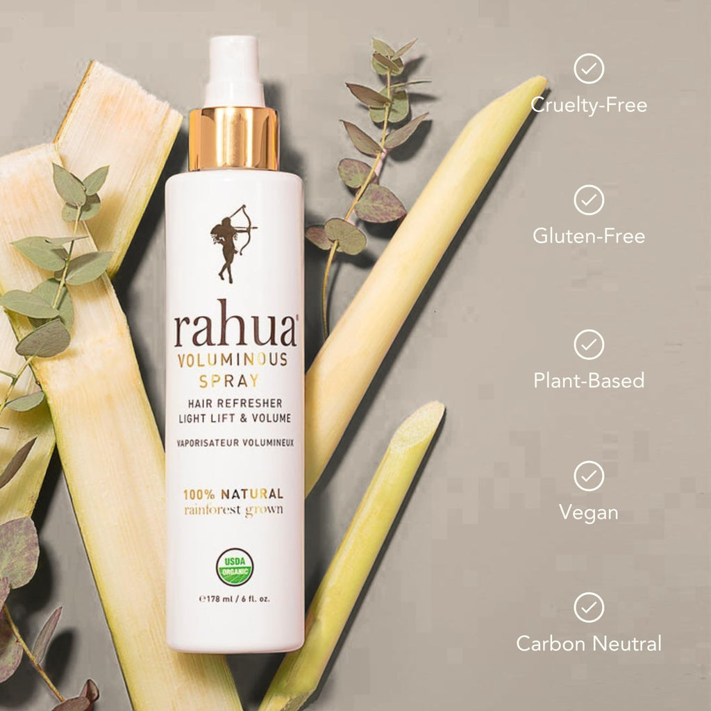 Rahua Voluminous Spray – Lightweight Vegan Texture for Fine to Medium Hair | Lemongrass & Citrus | 6 fl oz