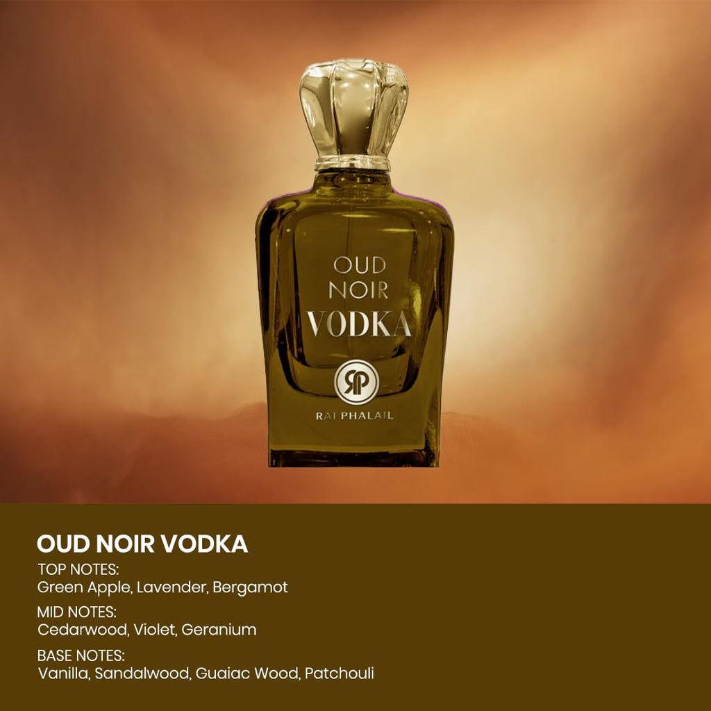 RAI PHALAIL Oud Noir Vodka EDP 3.4 oz – Unisex Luxury Fragrance