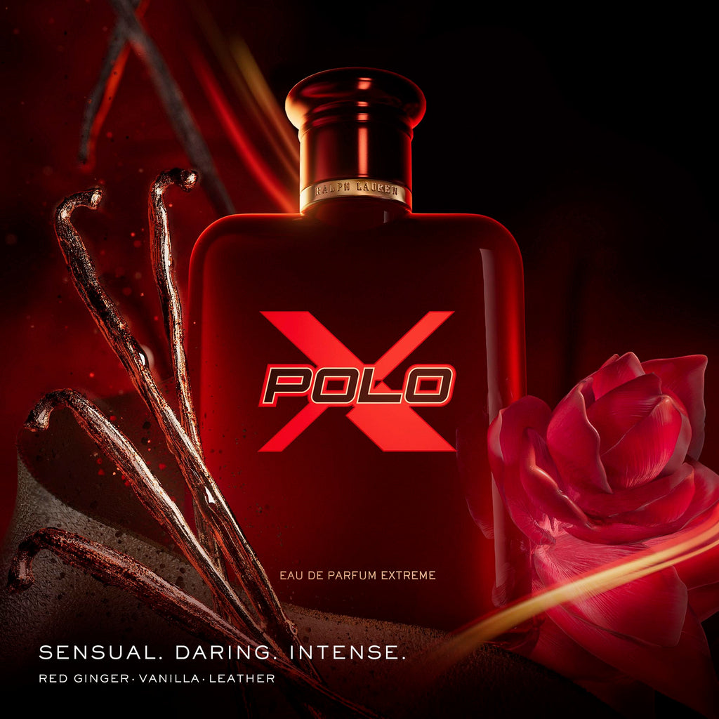 Ralph Lauren Polo Red Extreme Cologne for Men – Red Ginger, Vanilla & Leather, 6.7 fl oz