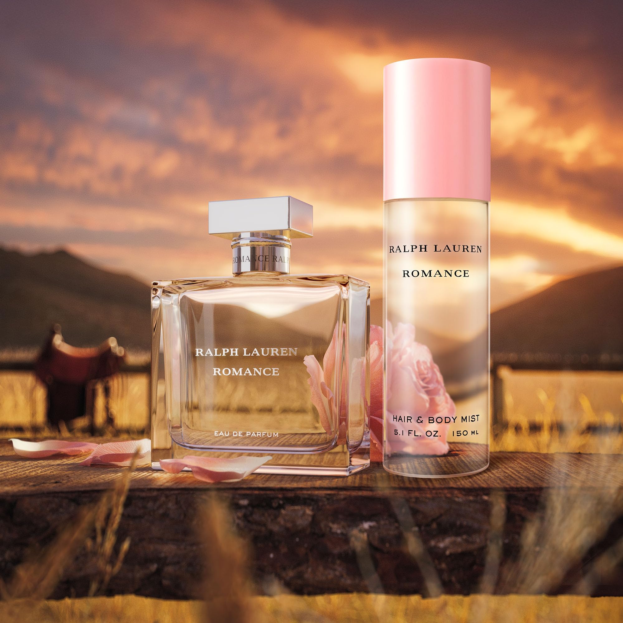 RALPH LAUREN FRAGRANCES - Romance Hair & Body Mist for Women | Floral Scent with Rose, Jasmine & Berries — 5 Fl Oz