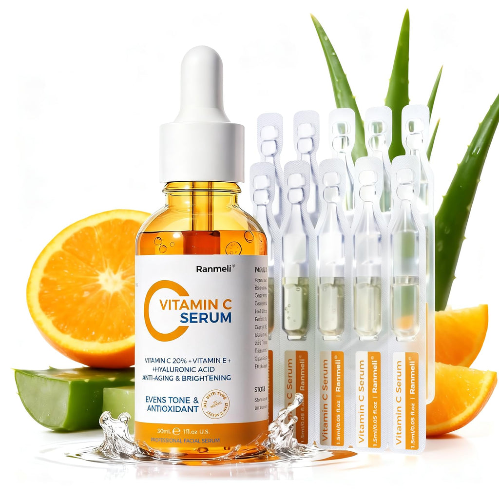 Ranmeli Vitamin C Facial Serum – Brightening, Hydration & Anti-Aging (1 fl oz)