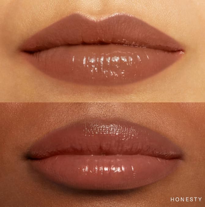 Rare Beauty Soft Pinch Tinted Lip Oil in Honesty – Nude Brown