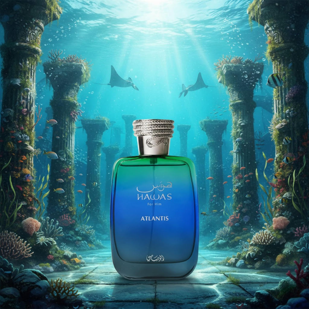 RASASI Hawas Atlantis Eau de Parfum for Men – 100ml | Fresh & Modern Scent by Rasasi