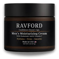 RAVFORD Men’s Face Moisturizer – Hydrating, Fast-Absorbing, Unscented with Hyaluronic Acid & Vitamin C | 2 oz