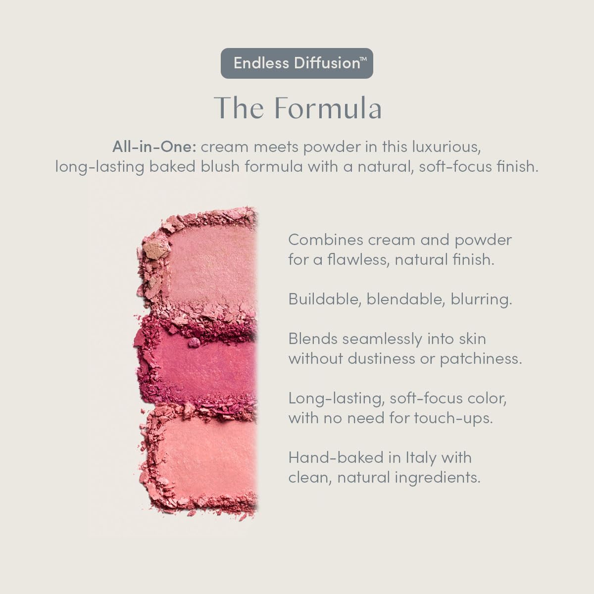 Ravie Beauty Endless Diffusion™ Baked Blush Oasis – Long-Lasting, Buildable, Smooth Finish