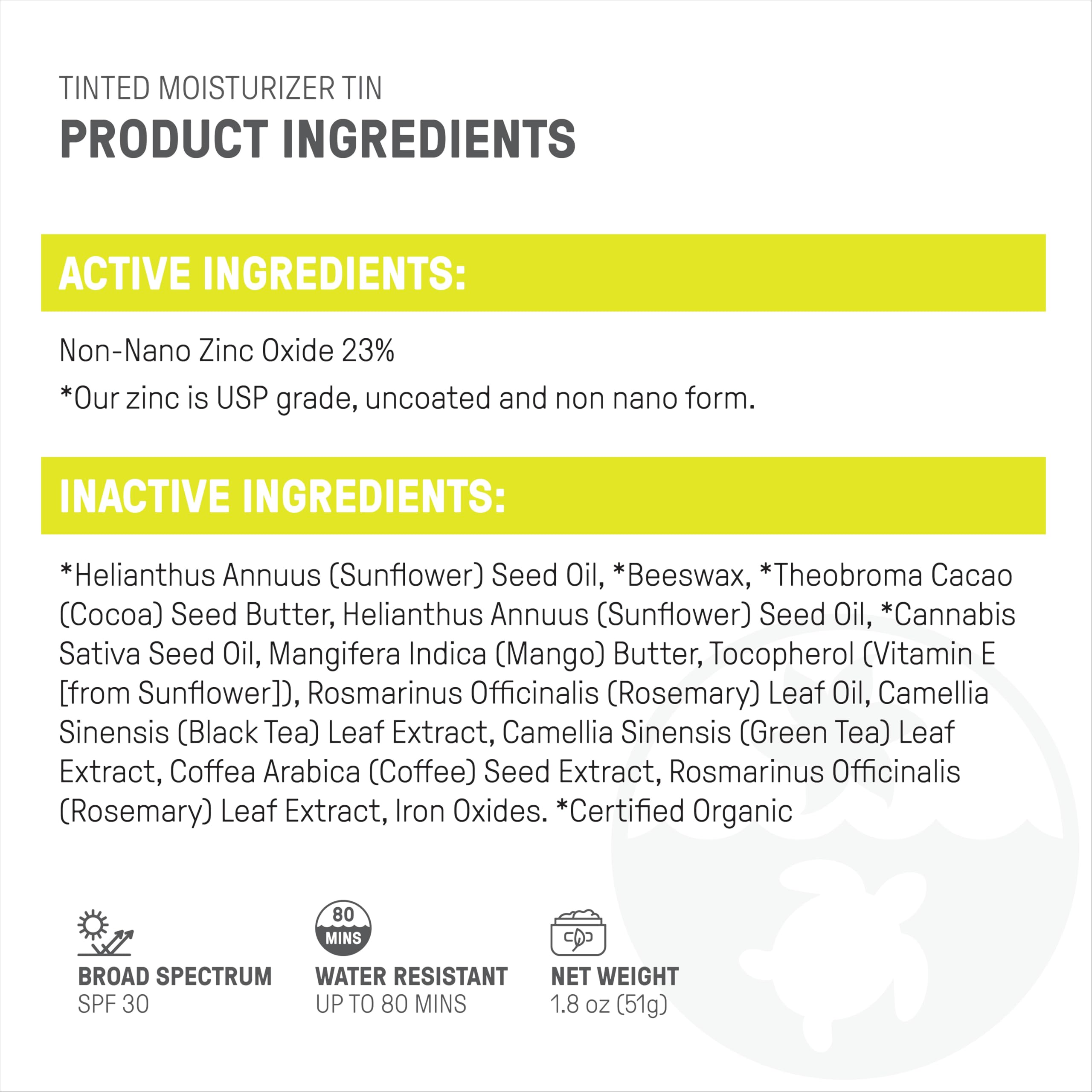Raw Elements Ultra-Moisturizing Tinted Face Cream SPF 30 – Non-Toxic Mineral Sunscreen, Reef Friendly, Bronze, 1.8 oz, Pack of 2