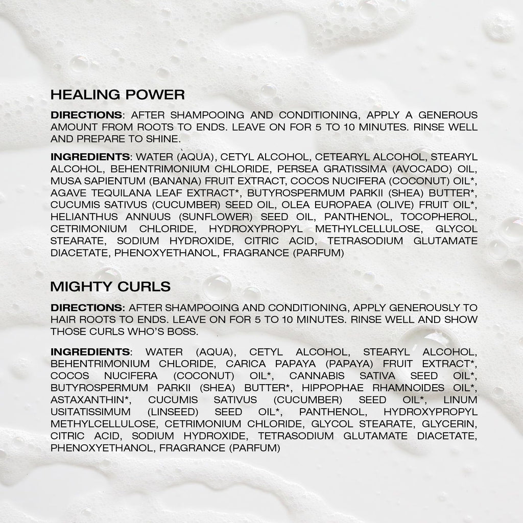 Raw Sugar Deep Cleanse Shampoo & Moisture Smoothie Mask Duo – SLS/SLES & Paraben-Free, Vegan