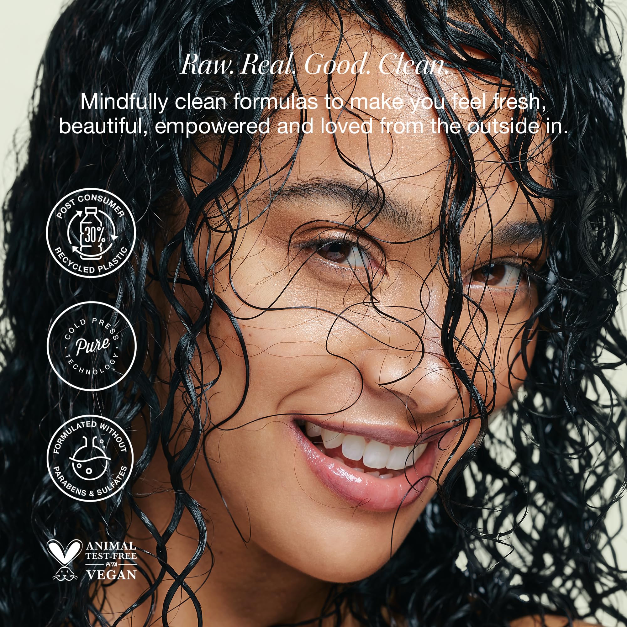 Raw Sugar Deep Cleanse Shampoo & Moisture Smoothie Mask Duo – SLS/SLES & Paraben-Free, Vegan