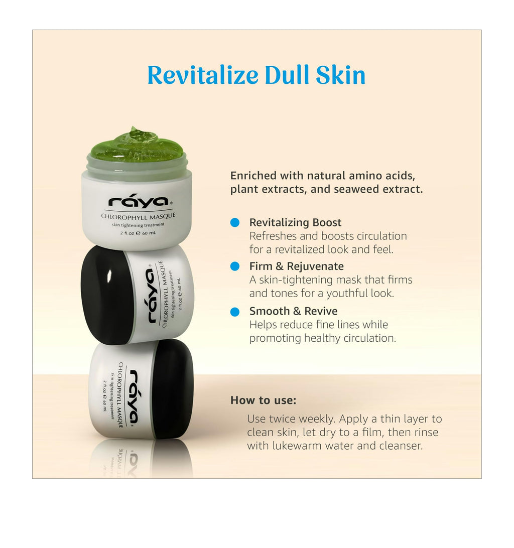 Raya Chlorophyll Masque (607) | Tightening Facial Mask for All Skin Types