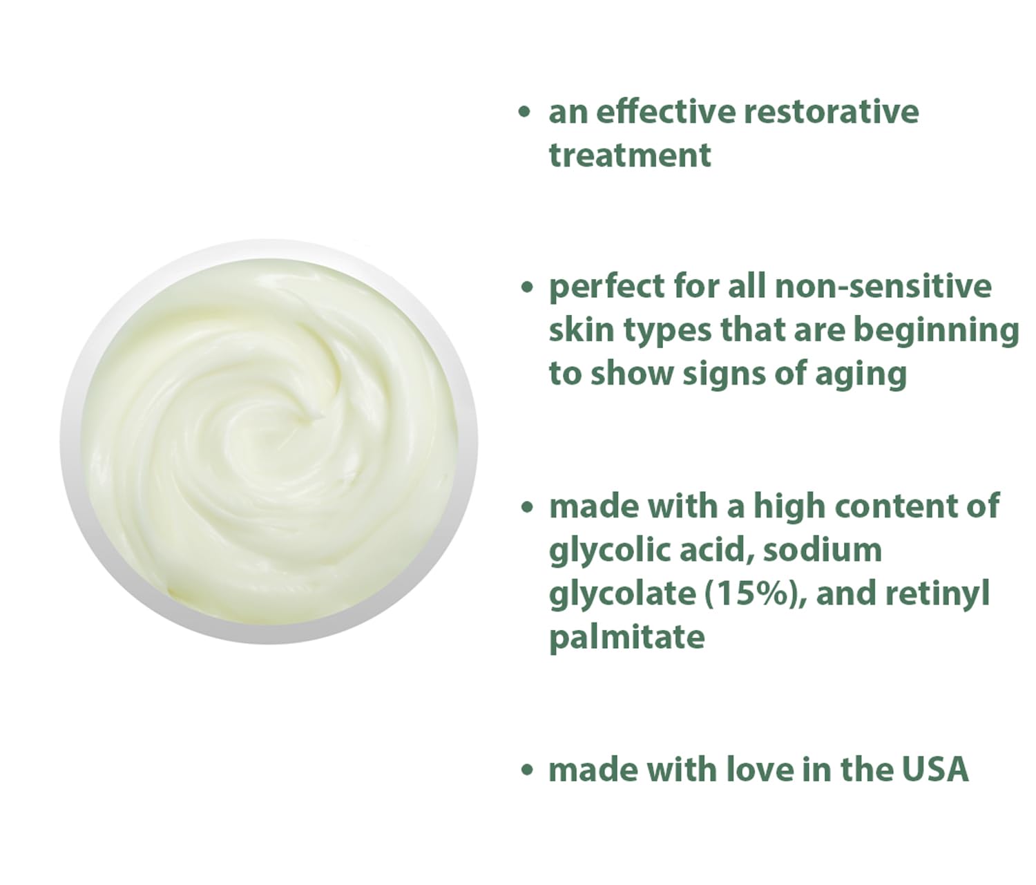 RAYA Glycolic Cream X-50 with AHA (G-329) – Exfoliating Facial Treatment for Aging Skin | Reduces Lines & Wrinkles | Made in USA