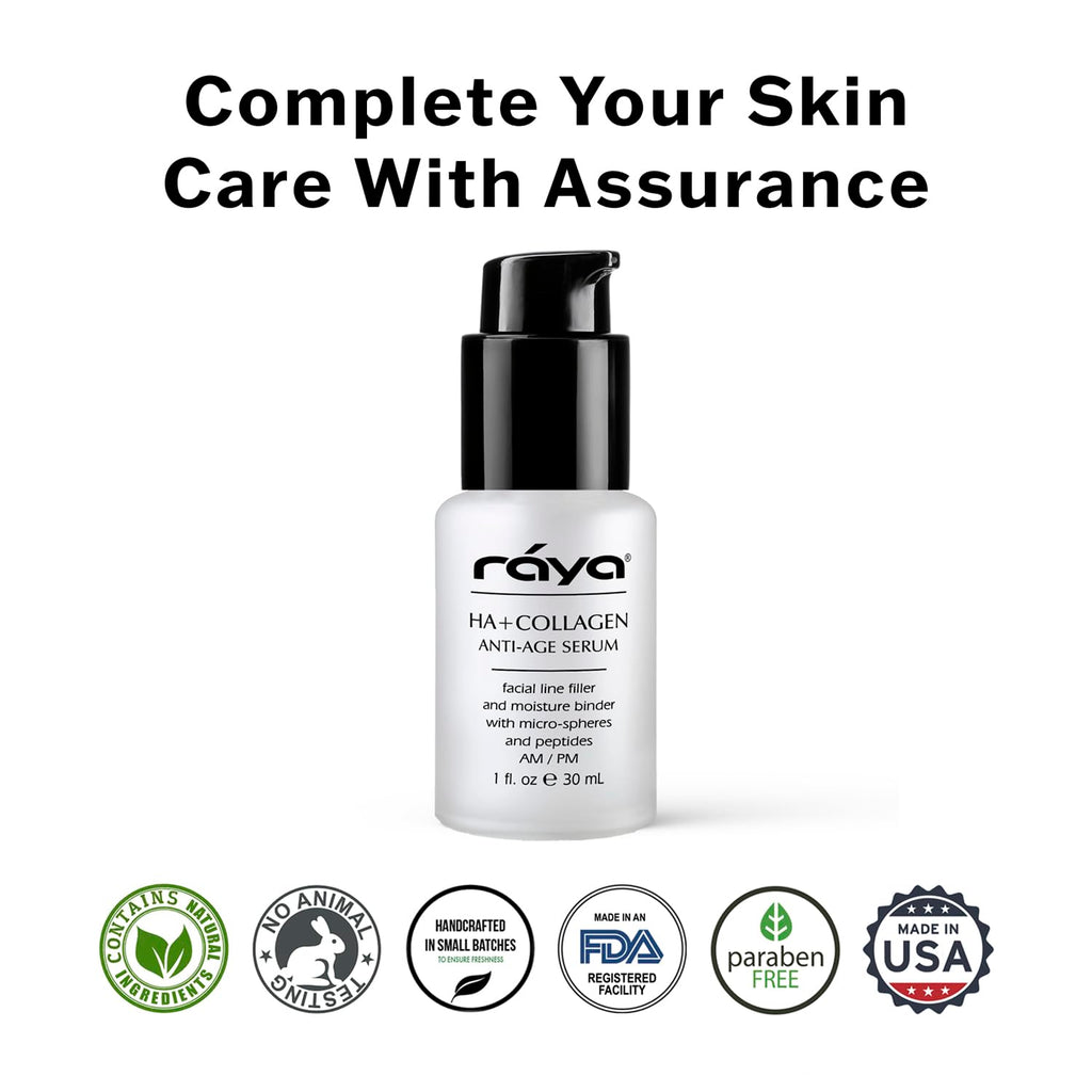 Raya HA + Collagen Serum (502) | Premium Anti-Aging Face Serum