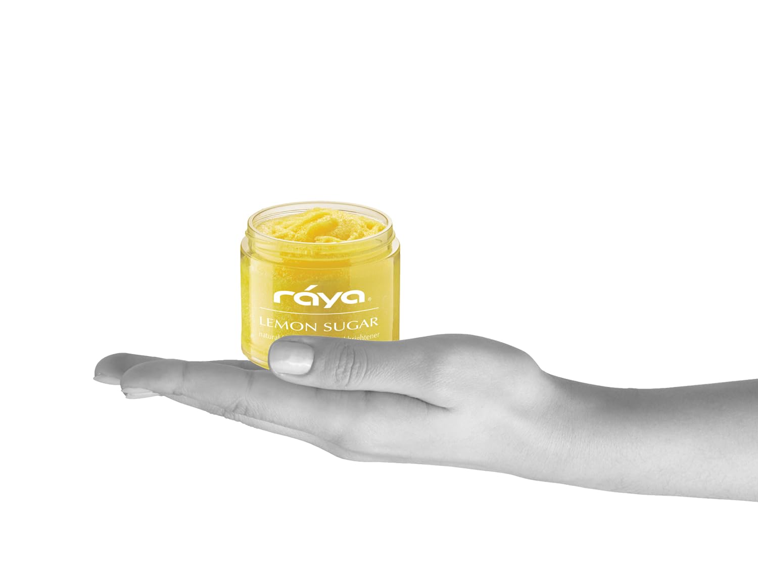 RAYA Lemon Sugar Facial Scrub | Organic Exfoliating Scrub for Dry Skin | Brightens & Smooths Complexion