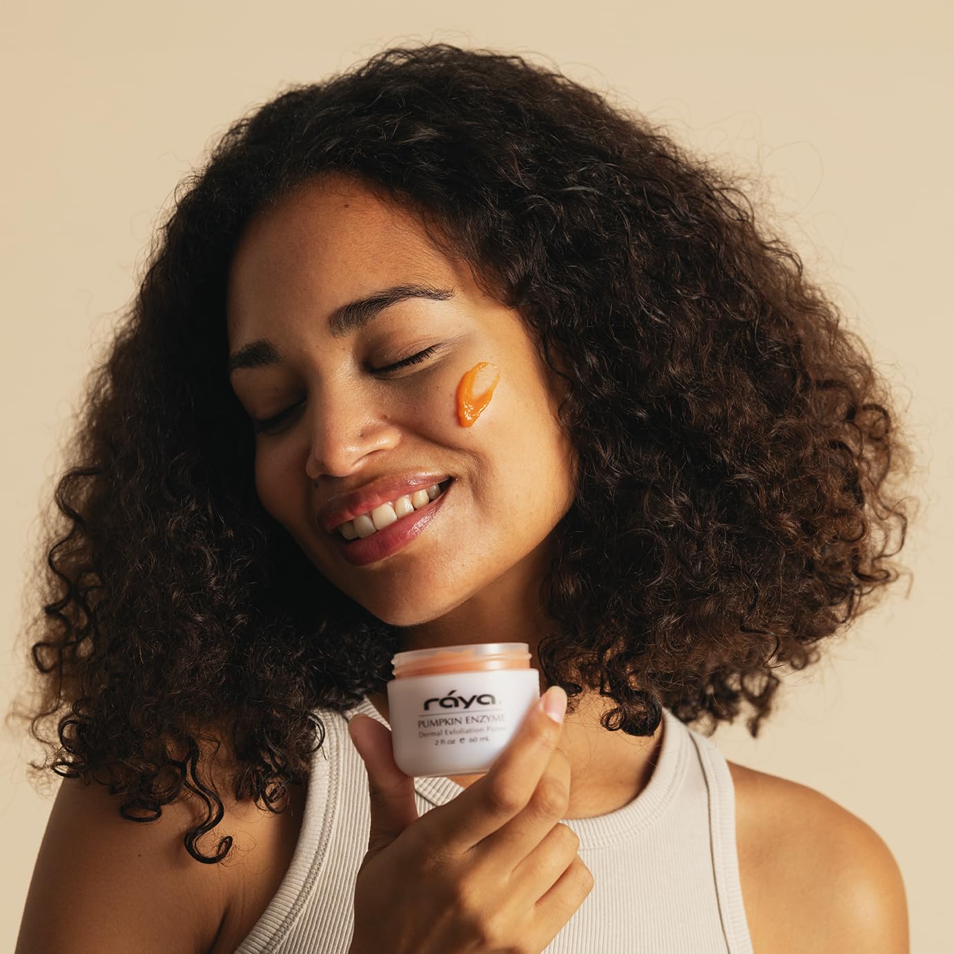 Raya Pumpkin Enzyme Facial Puree — Gentle Exfoliating Treatment for All Skin Types | Smooths Fine Lines and Minifies Pores