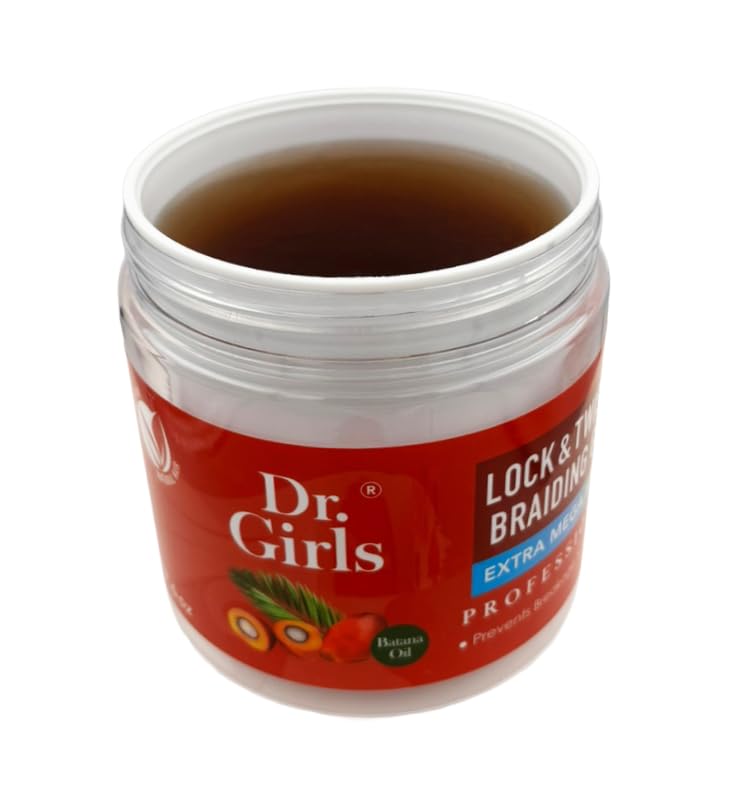 R&B Collection Dr. Girls Braiding Edge Gel – 17.6oz, 48-Hour Hold, Batana Oil