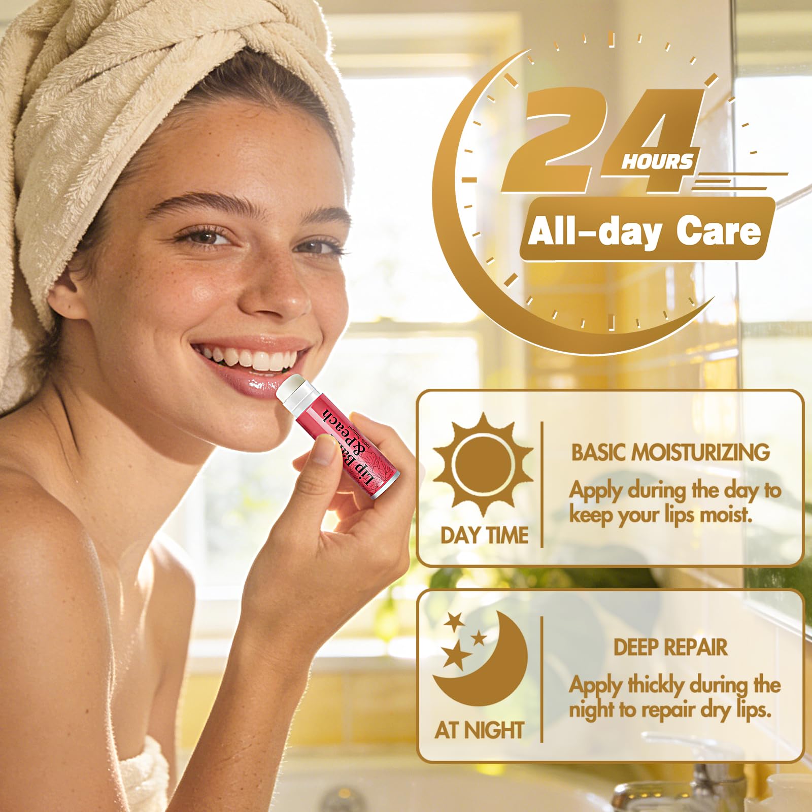 RBUGR 84 Pack Lip Balms – 12 Flavors Natural Moisturizing Balm (4.2g each)