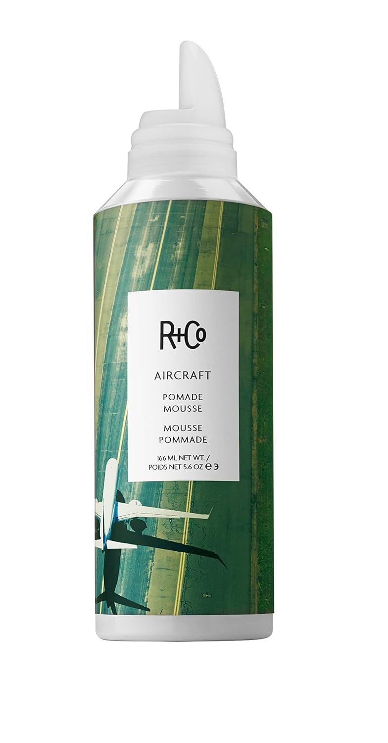 R+CO AIRCRAFT Pomade Mousse 166 ml – Texture, Curl Definition & Body