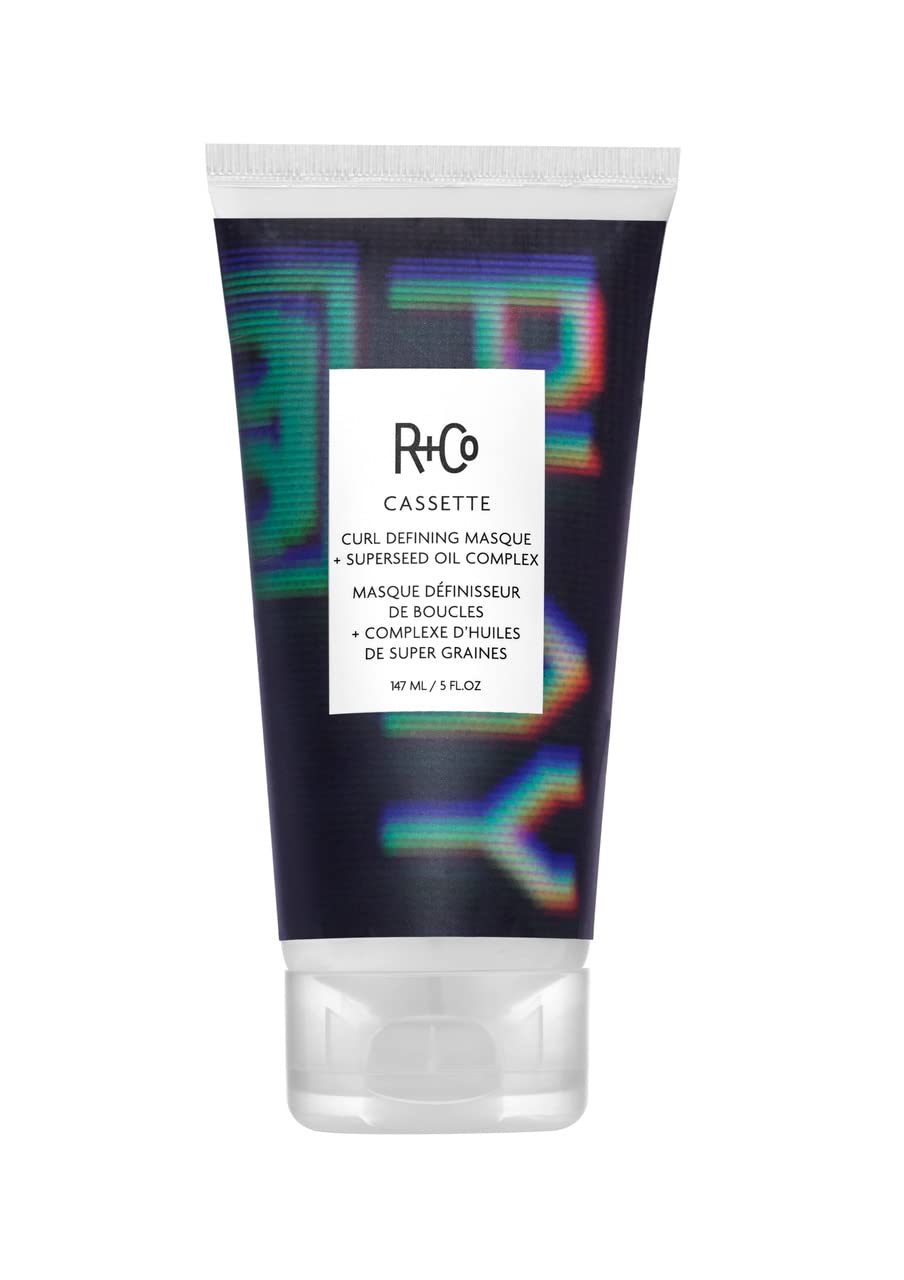 R+Co Cassette Curl Defining Masque | Deep Hydration for Defined Curls | Vegan + Cruelty-Free | 5 Oz