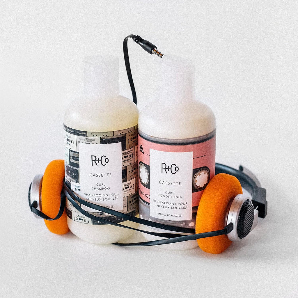 R+Co Cassette Curl Shampoo & Conditioner Set + Superseed Oil Complex | Define Curls, Tame Frizz & Add Shine | Vegan + Cruelty-Free | 8.5oz (Pack of 2)