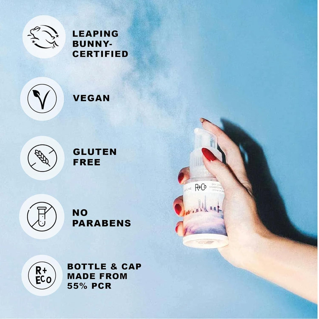 R+Co Skyline Dry Shampoo Powder | Intense Oil Absorption & Volume | TSA Approved | 1 fl oz